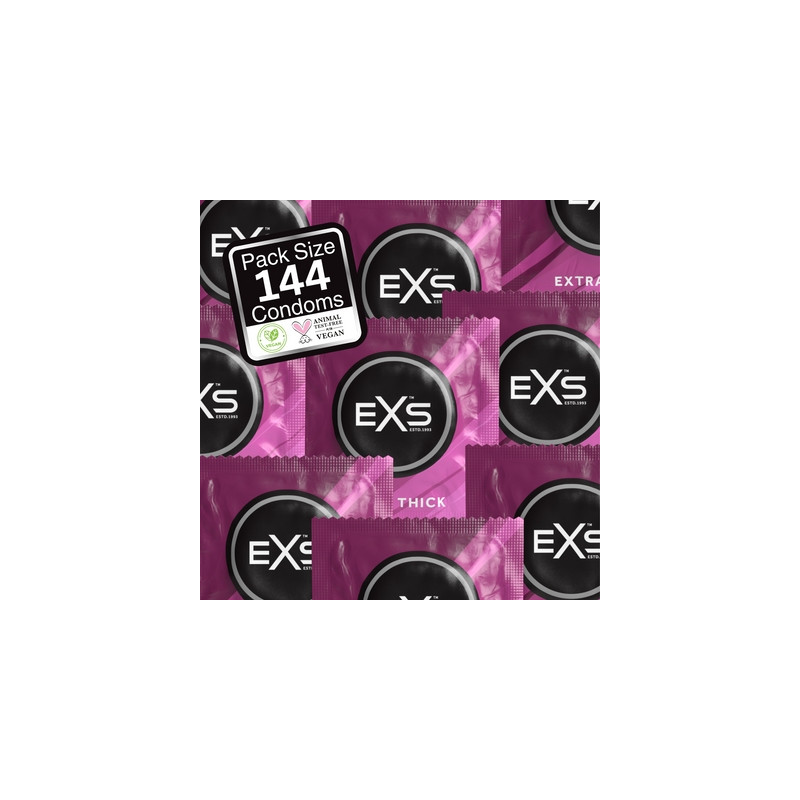 EXS Préservatifs épais extra Safe x144